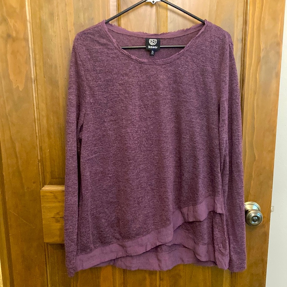 Bobeau XL Purple Top